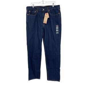 Levi's 550 Relaxed Fit Dark Wash Denim Jeans Mens 36x36 Tapered Leg New